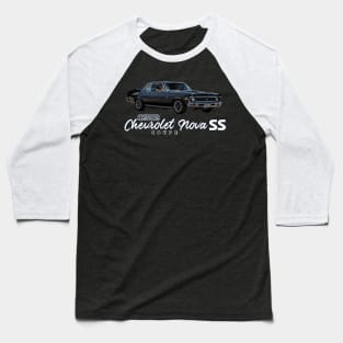 1972 Chevrolet Nova SS Coupe Baseball T-Shirt